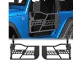 Tubular Doors with Mirrors; Front (07-18 Jeep Wrangler JK)