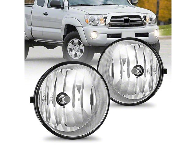 Fog Lights; Clear (07-13 Tundra)