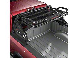 Truck Bed Chase Rack Roll Bar Cargo Carrier Basket; Black (14-24 Tundra)