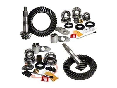 Nitro Gear & Axle Toyota 8-Inch Front and Rear Axle Ring and Pinion Gear Kit; 4.10 Gear Ratio (05-15 Tacoma w/ OEM E-Locker)