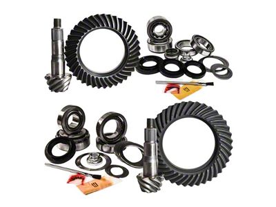 Nitro Gear & Axle Toyota 9-Inch Front Axle/10.50-Inch Rear Axle Ring and Pinion Gear Kit; 5.29 Gear Ratio (07-21 4WD 5.7L Tundra)