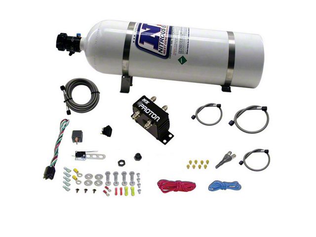 Nitrous Express Proton Plus Nitrous System with 15 lb. Bottle (Universal; Some Adaptation May Be Required)