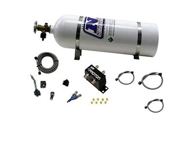 Nitrous Express Proton Series Nitrous System with 15 lb. Bottle (Universal; Some Adaptation May Be Required)