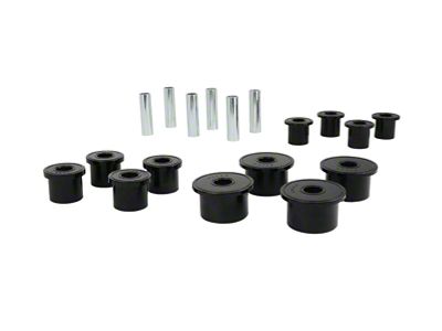 Nolathane Front Leaf Spring and Shackle Bushings; 2-Inch (84-91 Jeep Cherokee XJ)