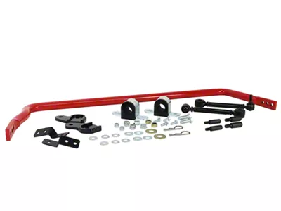 Nolathane Heavy Duty Adjustable Front Sway Bar for 3 to 5-Inch Lift; Red (07-18 Jeep Wrangler JK)