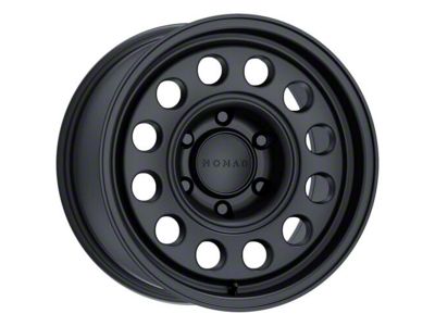 Nomad Wheels Convoy Satin Black 6-Lug Wheel; 16x8; -10mm Offset (21-24 Bronco, Excluding Raptor)