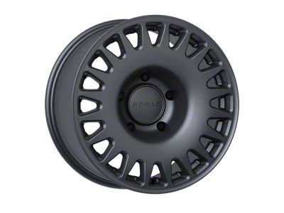 Nomad Wheels Convoy Satin Black 6-Lug Wheel; 17x8.5; 0mm Offset (21-24 Bronco, Excluding Raptor)