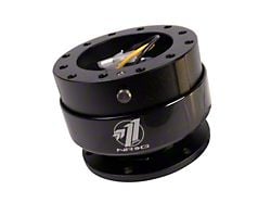 NRG Innovations 2.0 Steering Wheel Hub Quick Release; Black (Universal; Some Adaptation May Be Required)