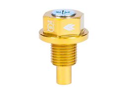 NRG Innovations Magnetic Oil Drain Plug; M12x1.25; Gold (05-25 Frontier)