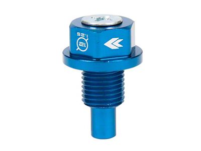 NRG Innovations Magnetic Oil Drain Plug; M12x1.25; Blue (05-25 Tacoma)