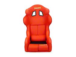 NRG Innovations FIA Racing Halo Seat; Red (Universal; Some Adaptation May Be Required)