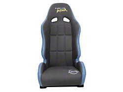 NRG Innovations Defender Water-Resistant Suspension Seat; Grey with Blue Trim (Universal; Some Adaptation May Be Required)