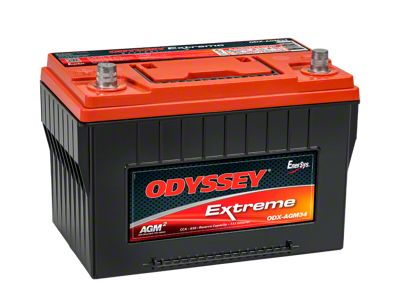 Odyssey Battery Extreme Series AGM Battery; Group 34 (07-11 3.8L Jeep Wrangler JK)