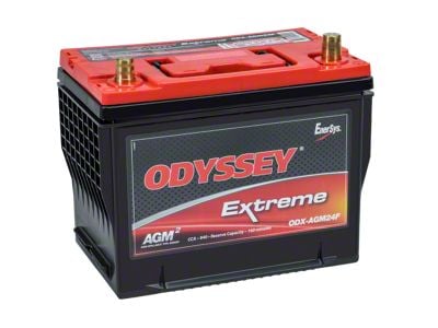 Odyssey Battery Extreme Series AGM Battery; Group 24F (05-08 4.0L Tacoma w/o Cold Climate & Tow Package)