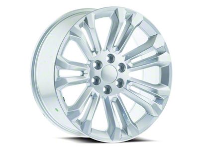 OE Revolution 158 Full Silver 6-Lug Wheel; 22x9; 24mm Offset (17-24 Titan)