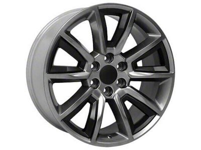 OE Revolution C-08 Gunmetal 6-Lug Wheel; 22x9; 31mm Offset (17-24 Titan)