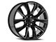 OE Revolution C-14 Gloss Black and Milled 6-Lug Wheel; 22x9; 28mm Offset (04-15 Titan)