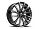 OE Revolution CAD-34 Gloss Black and Milled 6-Lug Wheel; 26x10; 31mm Offset (04-15 Titan)