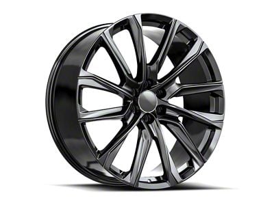 OE Revolution CAD-34 Gloss Black 6-Lug Wheel; 24x10; 31mm Offset (17-24 Titan)