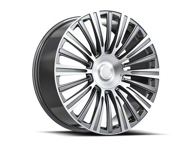 OE Revolution CAD-35 Gunmetal and Machined 6-Lug Wheel; 26x10; 31mm Offset (04-15 Titan)