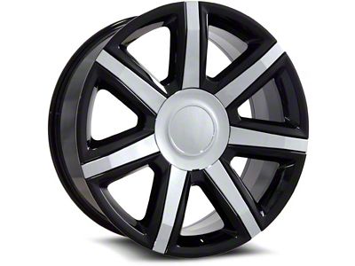 OE Revolution D-05 Gloss Black 6-Lug Wheel; 22x9; 31mm Offset (04-15 Titan)