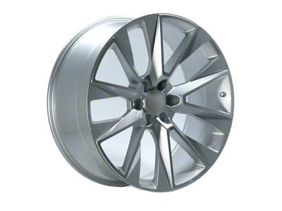 OE Revolution D-35 Silver and Machined 6-Lug Wheel; 26x10; 31mm Offset (04-15 Titan)