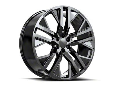 OE Revolution D-36 Gloss Black 6-Lug Wheel; 24x10; 31mm Offset (04-15 Titan)