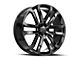 OE Revolution D-37 Gloss Black 6-Lug Wheel; 22x9; 31mm Offset (04-15 Titan)