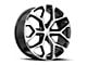 OE Revolution G-09 Gloss Black and Machined 6-Lug Wheel; 24x10; 24mm Offset (17-24 Titan)