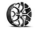 OE Revolution G-09 Gloss Black and Machined 6-Lug Wheel; 24x10; 24mm Offset (17-24 Titan)