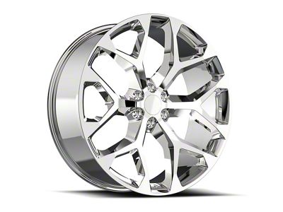 OE Revolution G-09 Nano Chrome 6-Lug Wheel; 22x9; 24mm Offset (04-15 Titan)