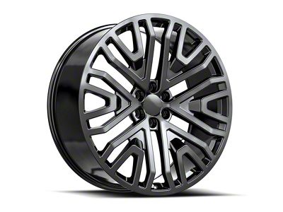 OE Revolution G-14 Gloss Black 6-Lug Wheel; 22x9; 28mm Offset (17-24 Titan)