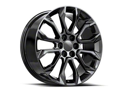 OE Revolution G-38 Gloss Black 6-Lug Wheel; 24x10; 31mm Offset (04-15 Titan)