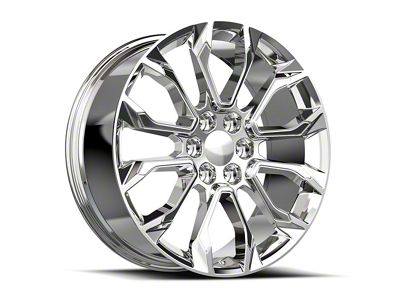 OE Revolution G-38 Nano Chrome 6-Lug Wheel; 24x10; 31mm Offset (04-15 Titan)