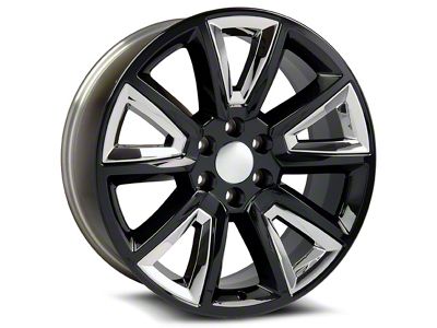 OE Revolution C-08 Gloss Black 6-Lug Wheel; 22x9; 31mm Offset (16-24 Titan XD)