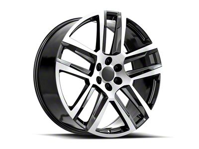 OE Revolution C-32 Gloss Black and Machined 6-Lug Wheel; 26x10; 31mm Offset (16-24 Titan XD)