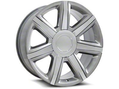 OE Revolution D-05 Full Silver 6-Lug Wheel; 22x9; 31mm Offset (16-24 Titan XD)