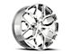 OE Revolution G-09 Nano Chrome 6-Lug Wheel; 22x9; 24mm Offset (16-24 Titan XD)