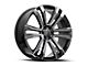 OE Revolution G-10 Gloss Black and Milled 6-Lug Wheel; 24x10; 31mm Offset (16-24 Titan XD)