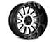 Off Road Monster M17 Gloss Black Machined 6-Lug Wheel; 22x12; -44mm Offset (04-15 Titan)