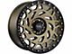 Off-Road Monster M50 Bronze Black Ring 6-Lug Wheel; 20x9.5; -12mm Offset (04-15 Titan)