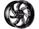 Off-Road Monster M07 Gloss Black Milled 6-Lug Wheel; 20x10; -19mm Offset (05-15 Tacoma)