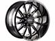 Off-Road Monster M17 Gloss Black Milled 6-Lug Wheel; 20x10; -19mm Offset (05-15 Tacoma)