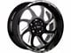 Off-Road Monster M22 Gloss Black Milled 6-Lug Wheel; 20x10; -19mm Offset (05-15 Tacoma)