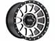 Off-Road Monster M10 Flat Black Machined 6-Lug Wheel; 17x9; 0mm Offset (10-24 4Runner)