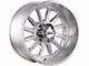 Off-Road Monster M17 Brushed Face Silver 6-Lug Wheel; 17x9; 0mm Offset (10-24 4Runner)