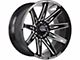 Off-Road Monster M25 Gloss Black Milled 6-Lug Wheel; 20x10; -19mm Offset (10-24 4Runner)