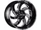 Off-Road Monster M07 Gloss Black Milled 6-Lug Wheel; 20x10; -19mm Offset (2024 Tacoma)