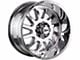 Off-Road Monster M17 Chrome 6-Lug Wheel; 17x9; 0mm Offset (2024 Tacoma)