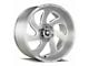 Off-Road Monster M07 Brushed Face Silver 6-Lug Wheel; 20x10; -19mm Offset (10-24 4Runner)